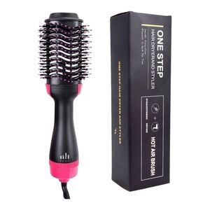 NWT Hot Air Comb 3 In 1 Step Hot Air Dryer Brush Styler